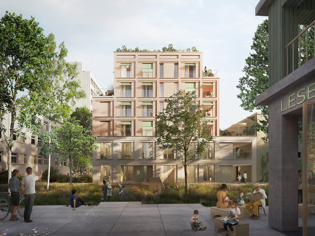 BAMBERG Neubau KITA und Wohnen