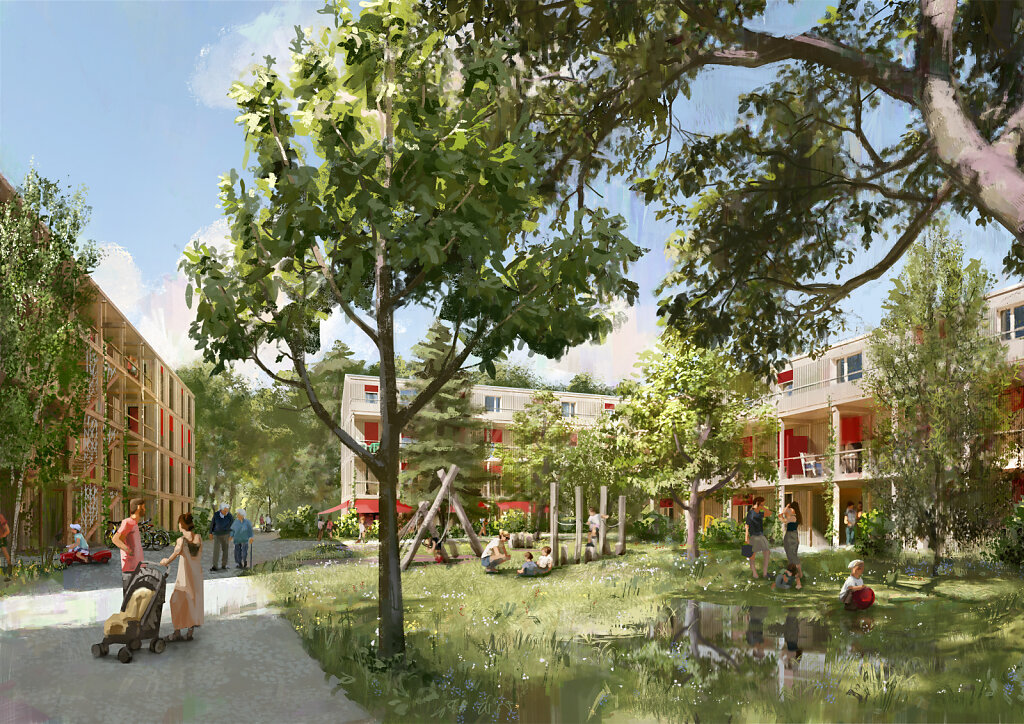 MEERBUSCH Quartier Die Blaue Blume 1. Preis